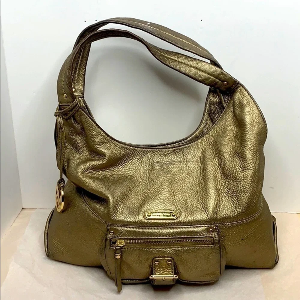 Michael Michael Kors hobo bag in metallic leather